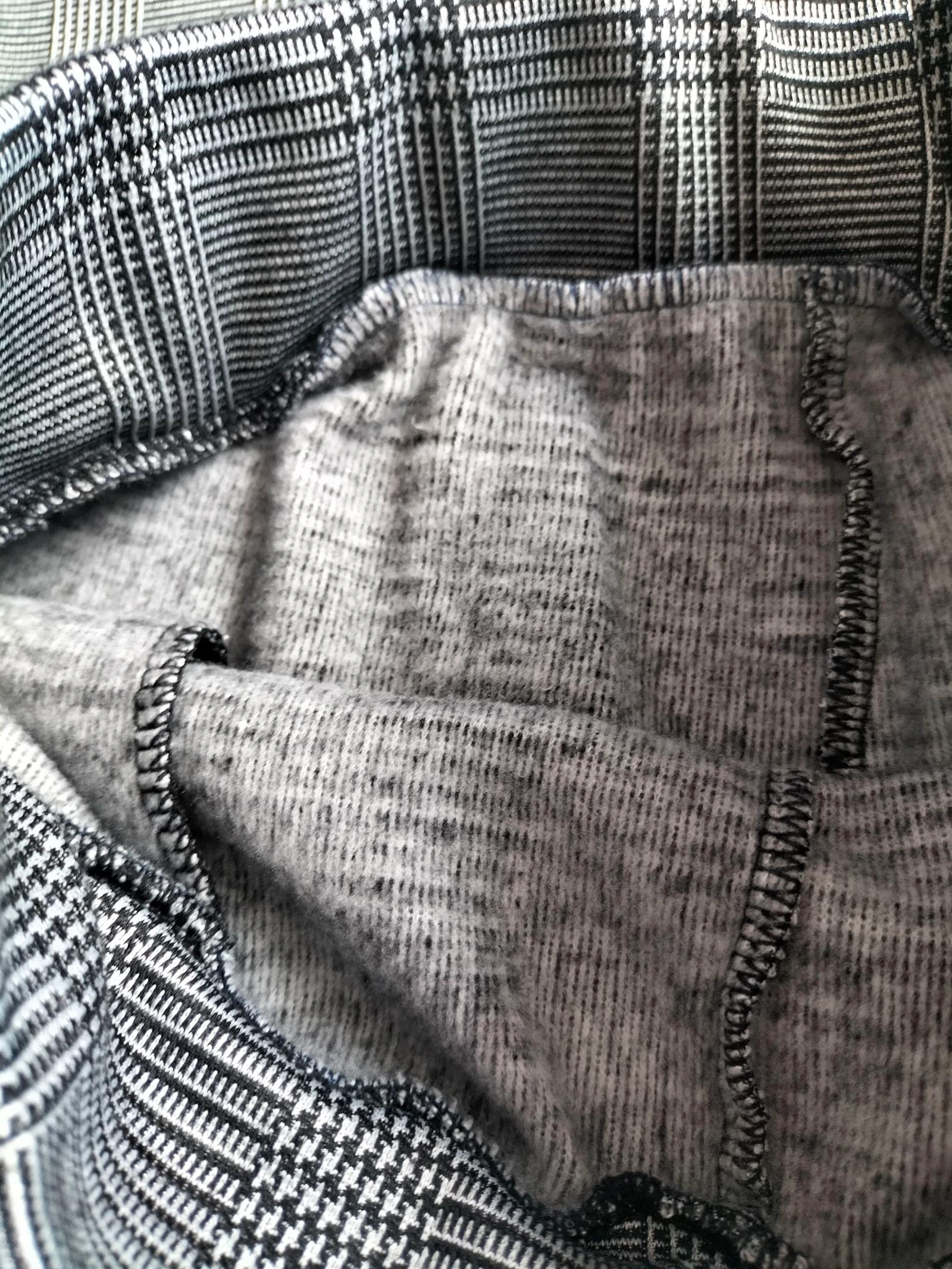 Calça Cigarette Pied-de-Poule P/M | Boutique Independente | Nova | Preto & Branco – photo 7